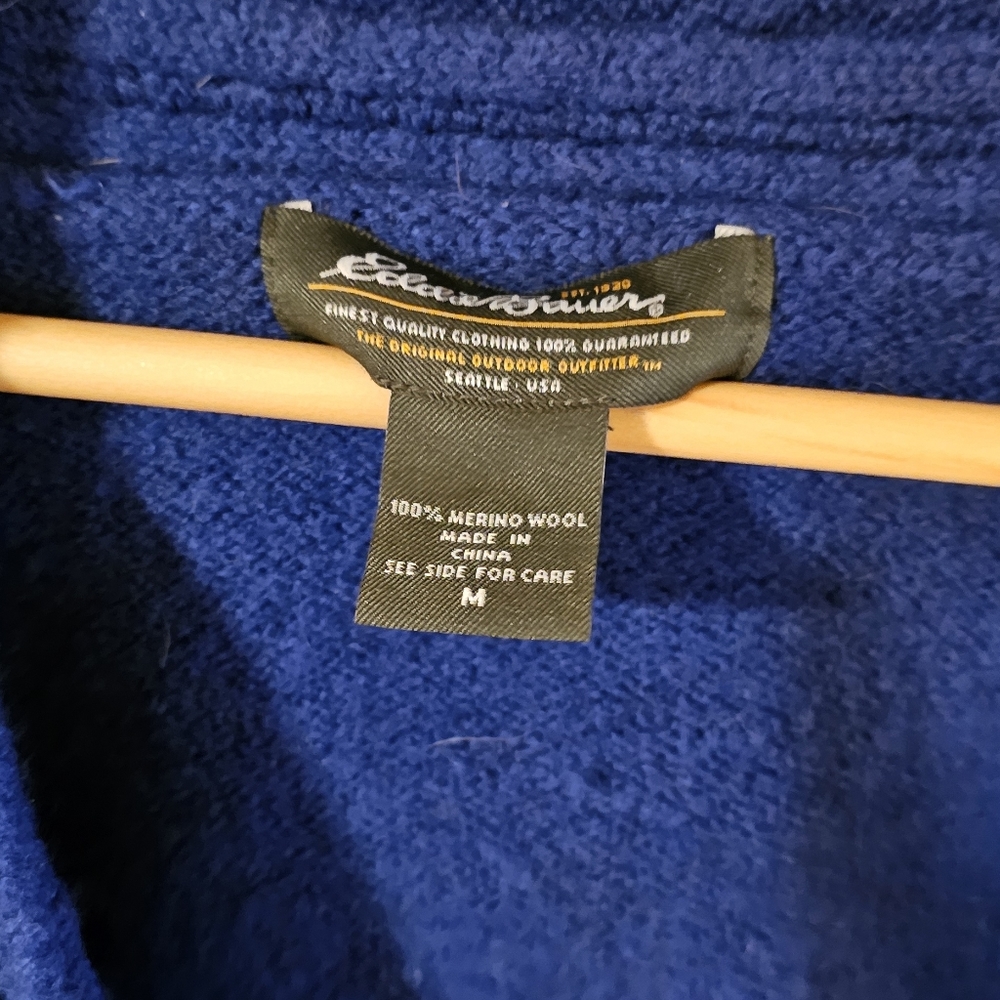 Eddie Bauer 100% merino wool - Picture 4 of 6